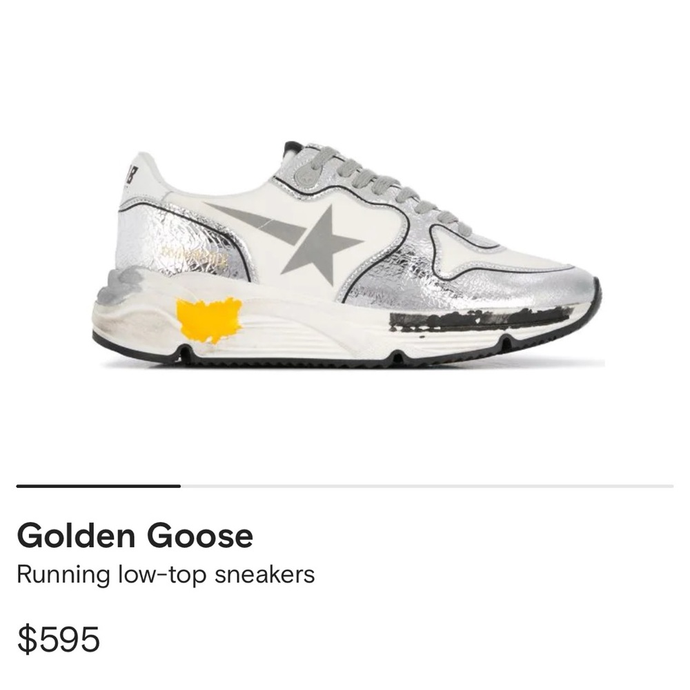 Like new! - Golden Goose- running low top sneakers
size: 41/11